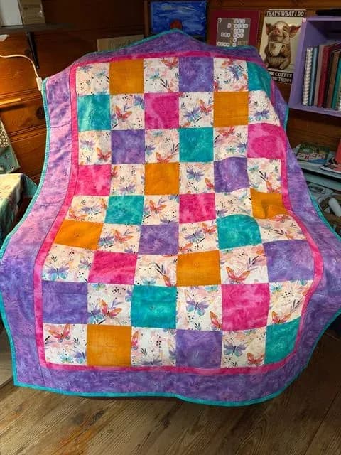 Young girl’s quilt