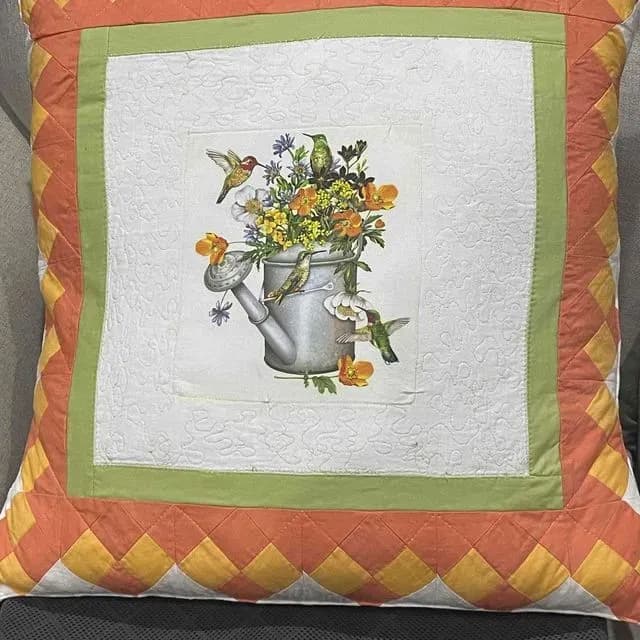 Hummingbird Pillow