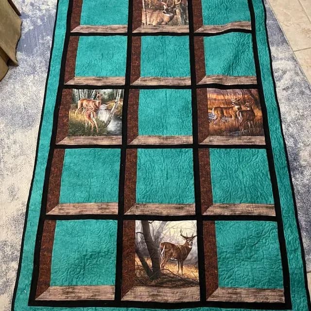 Deer Quilt For Kiel