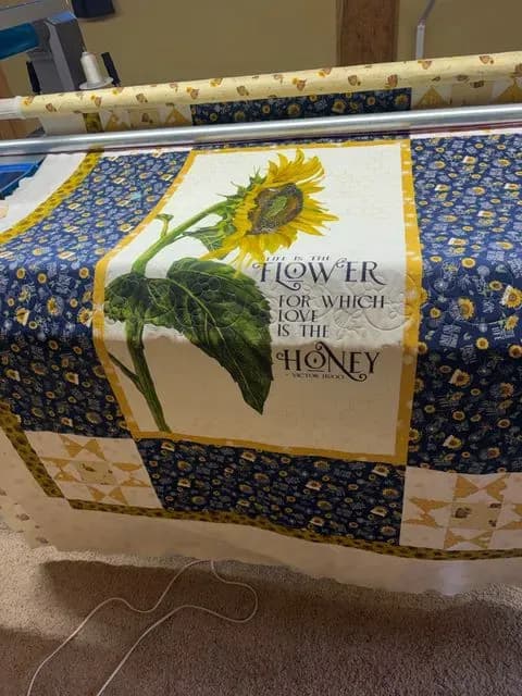 Longarm Sunflower for Connie S