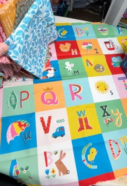 ABC Baby Quilt For Ezra