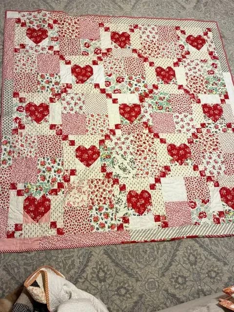 Fig Tree Quilts Hearts QAL