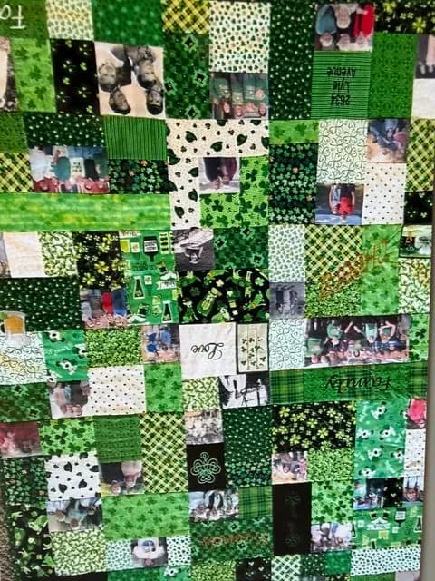 Irish Memory Quilt