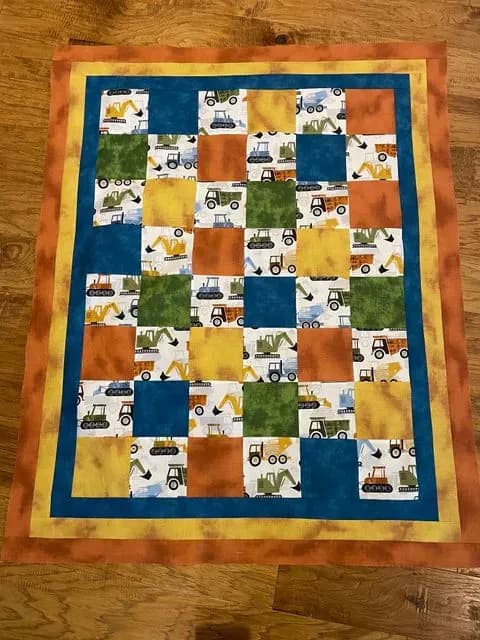 Boy Construction Quilt