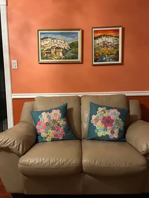 Pillowcases With Hexies