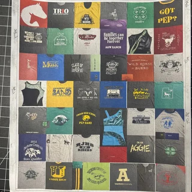 Leah’s T-shirt Quilt