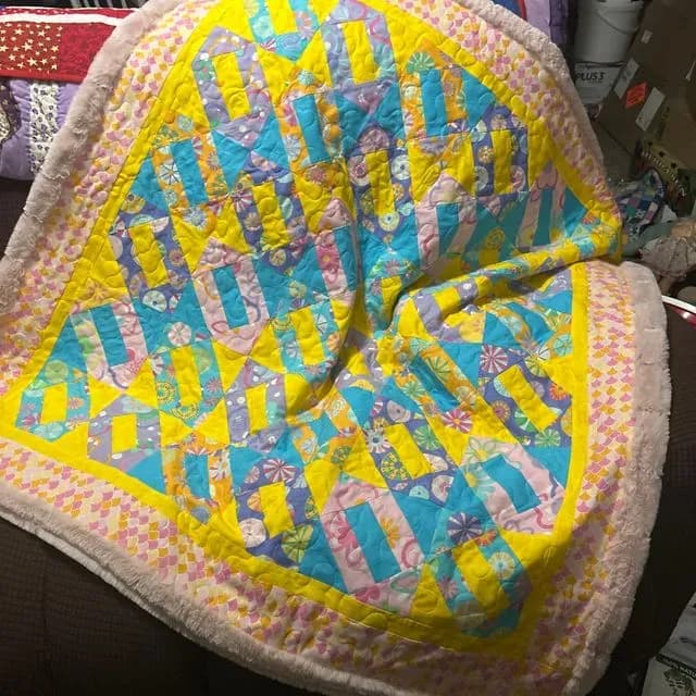 Baby Quilt Pink