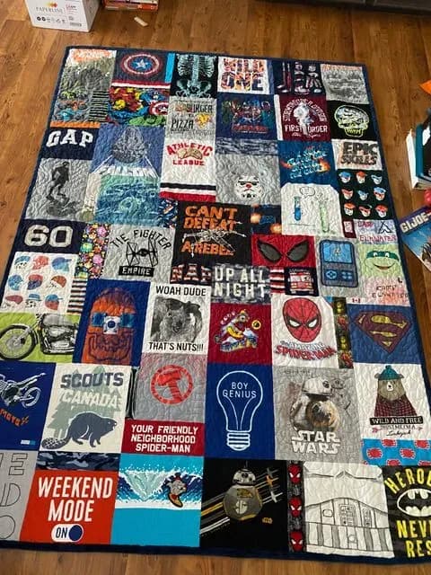 First T-shirt Quilt