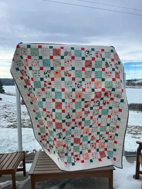 Hubby’s Christmas Quilt 2025