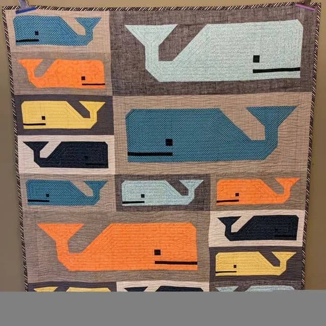 Whale Baby Beluga Quilt