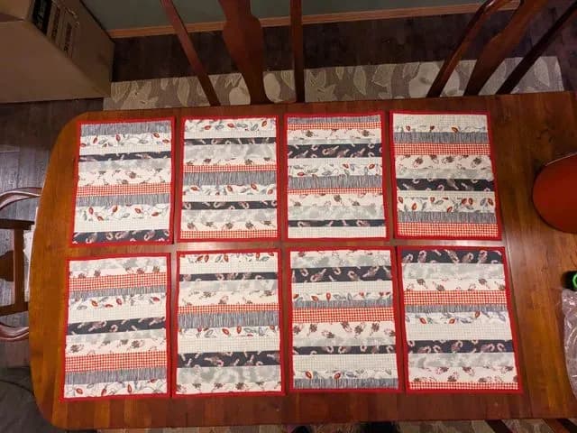 Christmas placemats