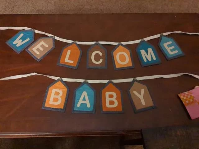 Welcome Baby Banner