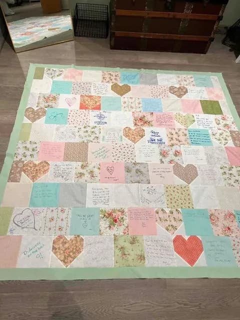 Wedding Guest Book Quilt