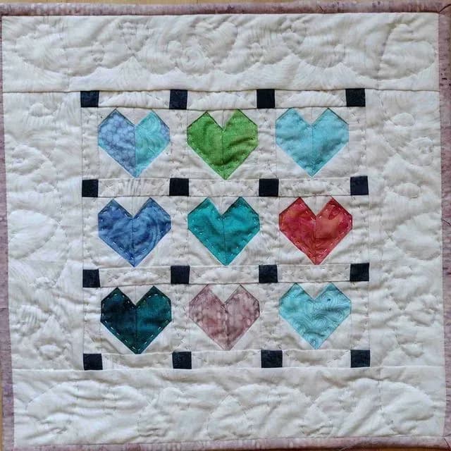 Valentine Quilt for Tom