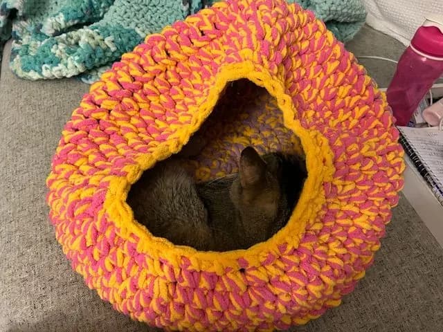 Cat Bed Crochet