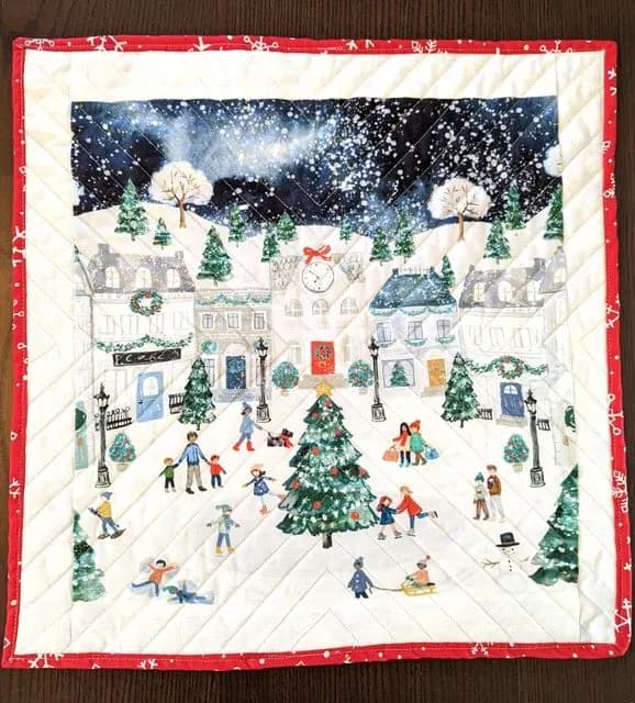 12 Winter Wonderland Mini Quilt