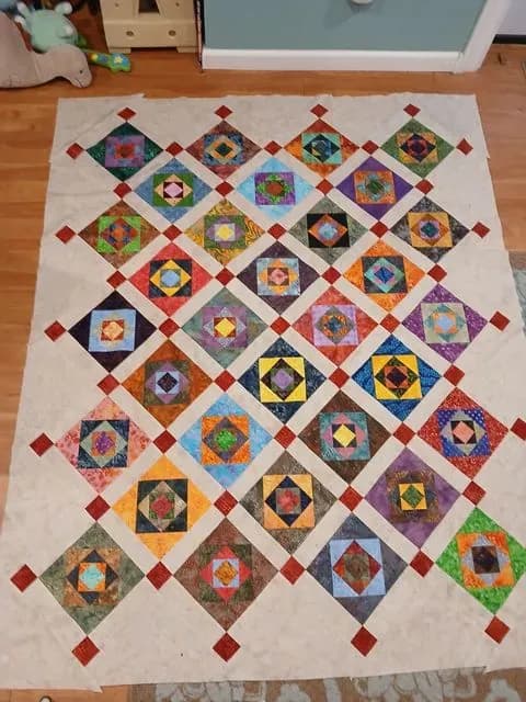 Batik Scrap Quilt