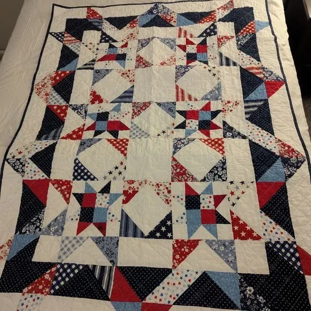 Alex's 4th Of July Quilt
