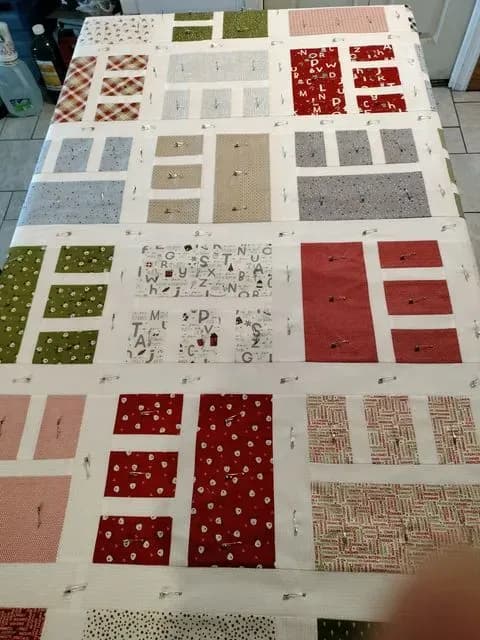 On Dasher Christmas Quilt