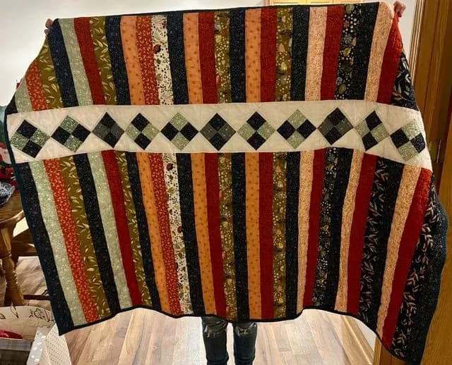 Most Used Quilt: Island Four Patch- Jelly Roll