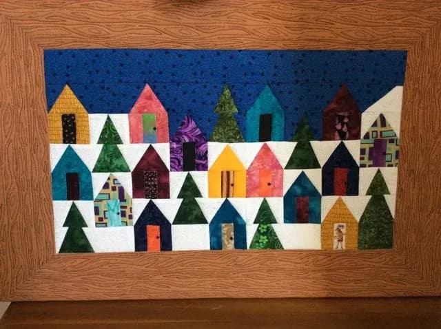 Snowy Neighborhood