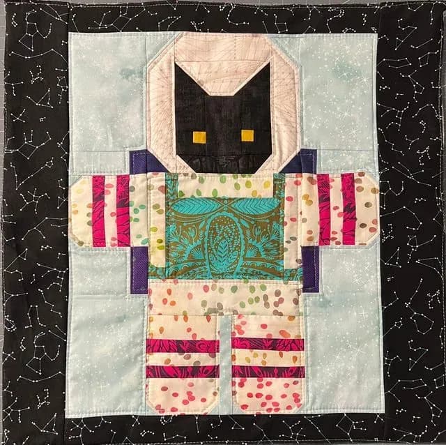Cat In Space Pillow
