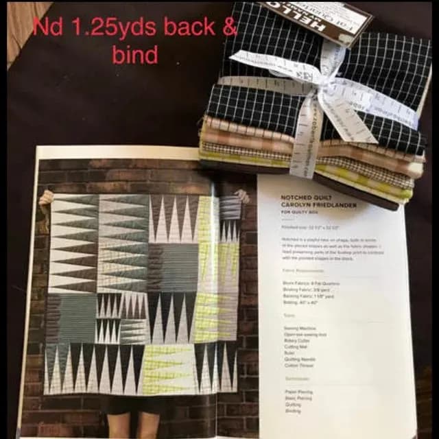 Notched - Quilty Box Project April 2019