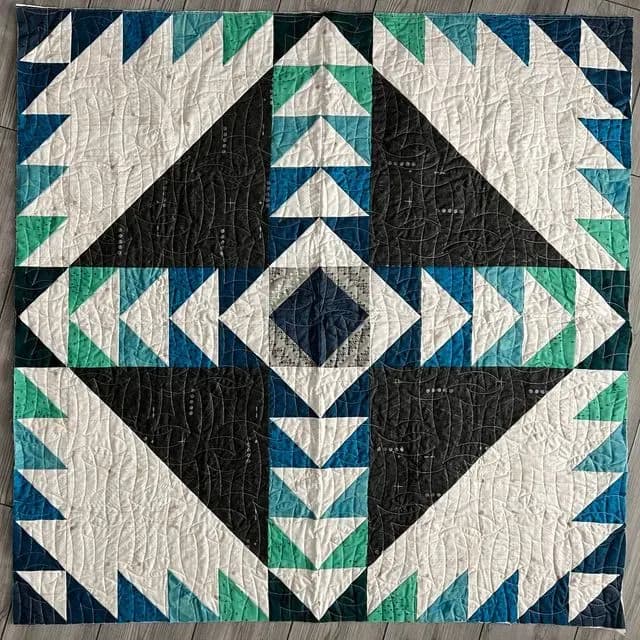 Feathering -Quilty Box Project