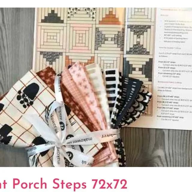 Front Porch Steps Quilty Box Project July 2018
