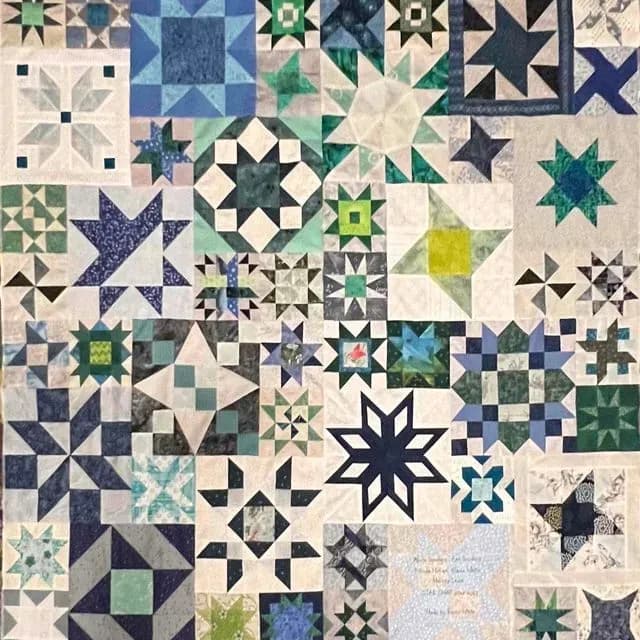Multi Star Quilt With Friends