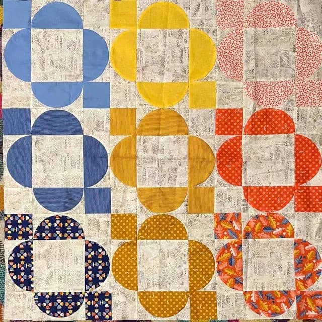 Four Leaf Clover Quilt - Modified Quilty Box Project August 2019