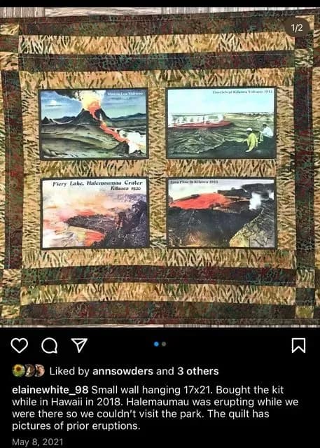 Hawaii Volcano Vintage Postcards
