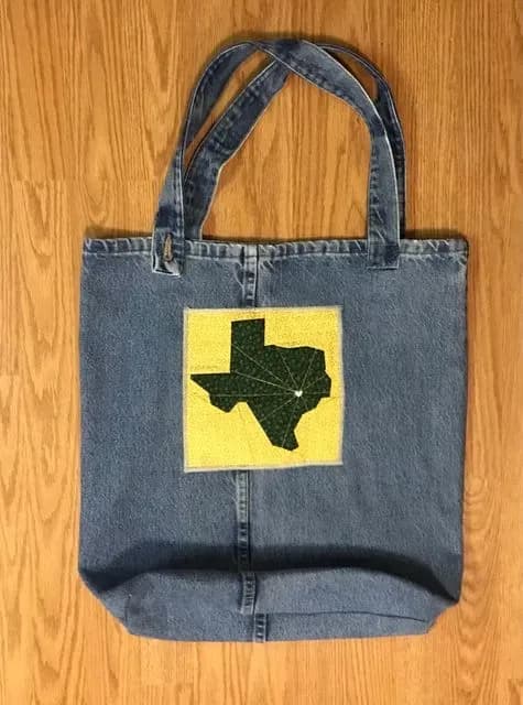 Recycled Jeans Bag