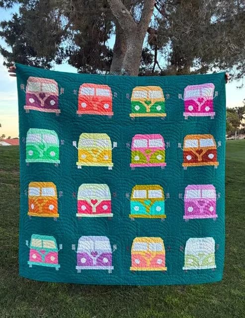 VW Bus Bee Quilt