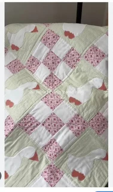 Lucy Goose Baby Quilt