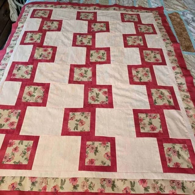 Sadie's Peach/Rust Floral