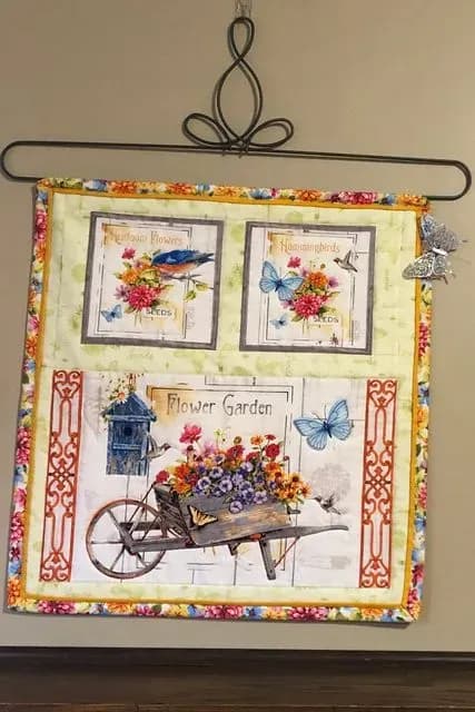 Summer Wheelbarrow Panel