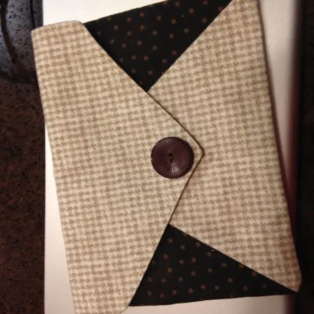 Blackened Clutch Bag