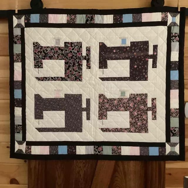 Sewing Machine Wall hanging