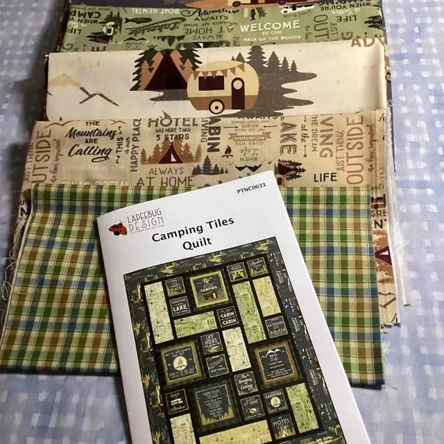 Camping Tiles Quilt