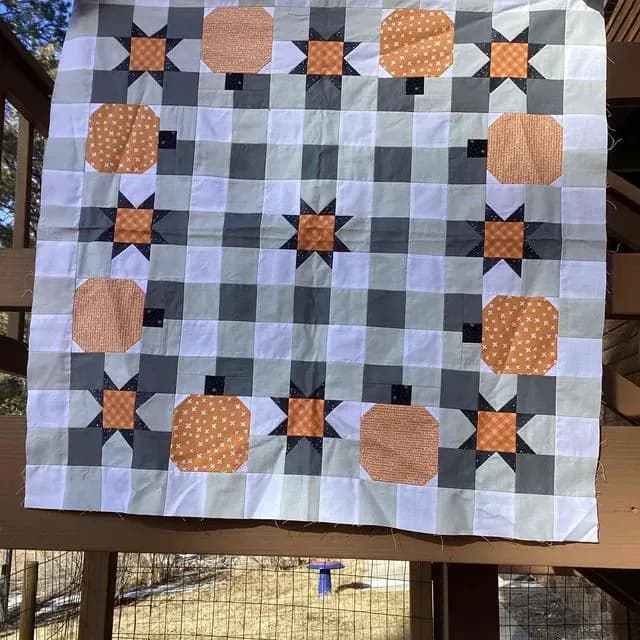 Fall Buffalo Check Table Topper