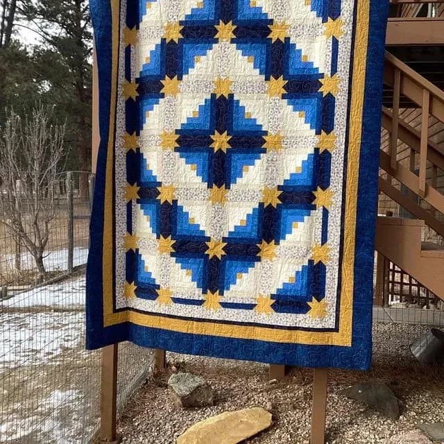 Star Log Cabin