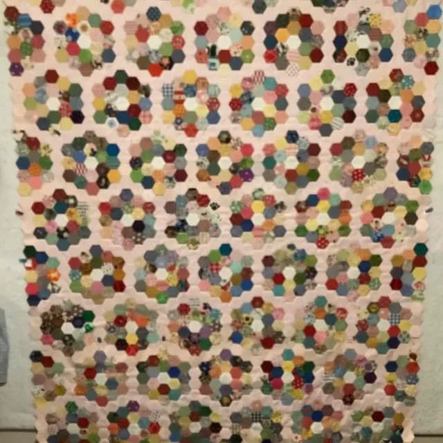 Scrappy Grandmother’s Flower Garden