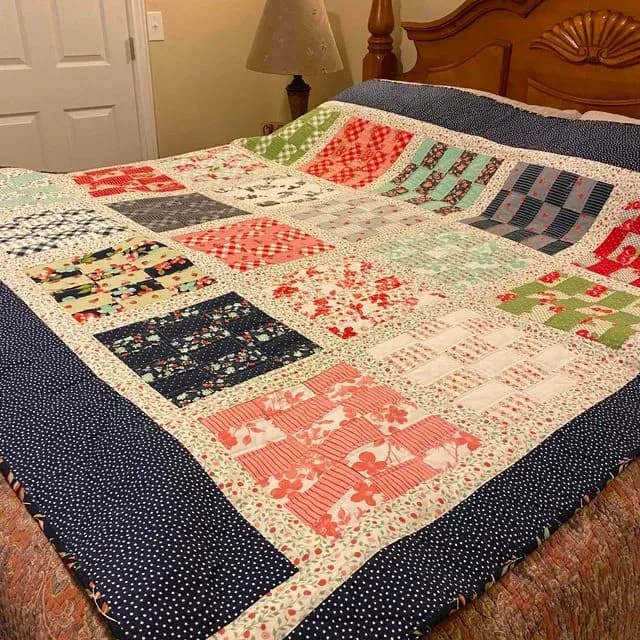 First Quilt - Quilt As You Go