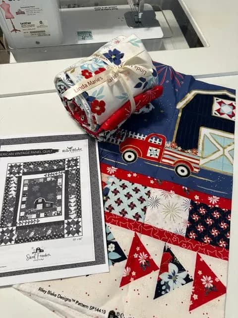 American Vintage Panel Quilt