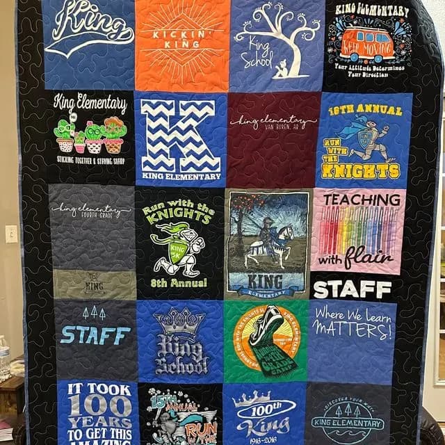 My 1st T-shirt Quilt