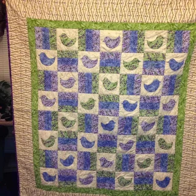 Bird Appliqué Quilt