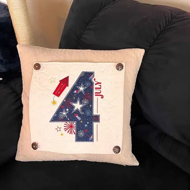 4th Of July Pillow Panel