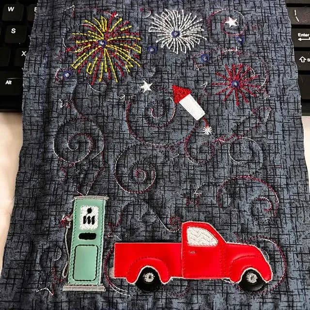 Main Street Celebration Bench Pillow