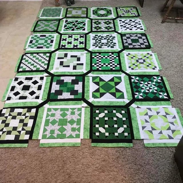Green Block Of The Month